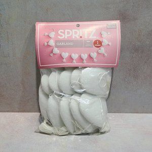 Target Valentine's Day White Heart Garland 🤍🤍🤍